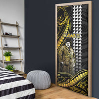 Hawaii Kuhio The Citizen Prince Door Cover Gold Polynesian Tribal Tattoo LT05 - Polynesian Pride