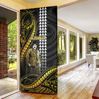 Hawaii Kuhio The Citizen Prince Door Cover Gold Polynesian Tribal Tattoo LT05 - Polynesian Pride