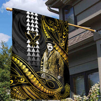 Hawaii Kuhio The Citizen Prince Garden Flag Gold Polynesian Tribal Tattoo