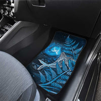 New Zealand Matariki Car Mats Maori Koru With Humpback Whale Blue LT05 - Polynesian Pride