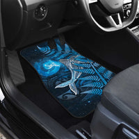 New Zealand Matariki Car Mats Maori Koru With Humpback Whale Blue LT05 - Polynesian Pride