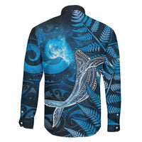 New Zealand Matariki Family Matching Tank Maxi Dress and Hawaiian Shirt Maori Koru With Humpback Whale Blue LT05 - Polynesian Pride
