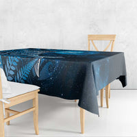 New Zealand Matariki Tablecloth Maori Koru With Humpback Whale Blue