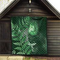 New Zealand Matariki Quilt Maori Koru With Humpback Whale Green