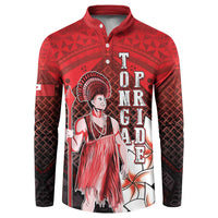 The First King Of Tonga Button Sweatshirt Tongan Pride