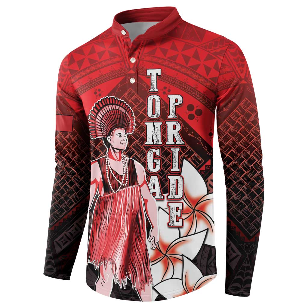 The First King Of Tonga Button Sweatshirt Tongan Pride