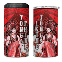 The First King Of Tonga 4 in 1 Can Cooler Tumbler Tongan Pride