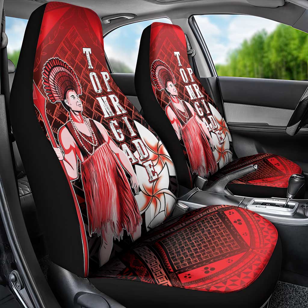 The First King Of Tonga Car Seat Cover Tongan Pride LT05 - Polynesian Pride