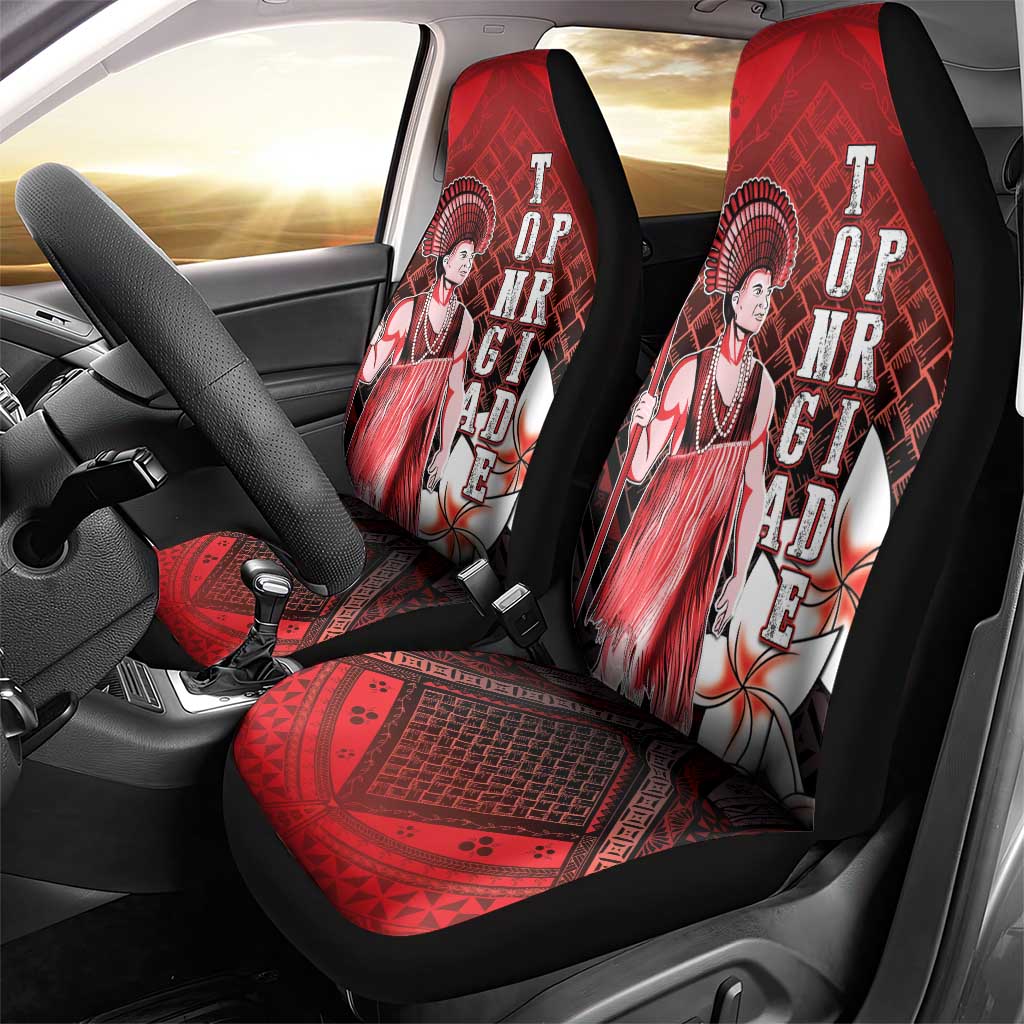 The First King Of Tonga Car Seat Cover Tongan Pride LT05 - Polynesian Pride