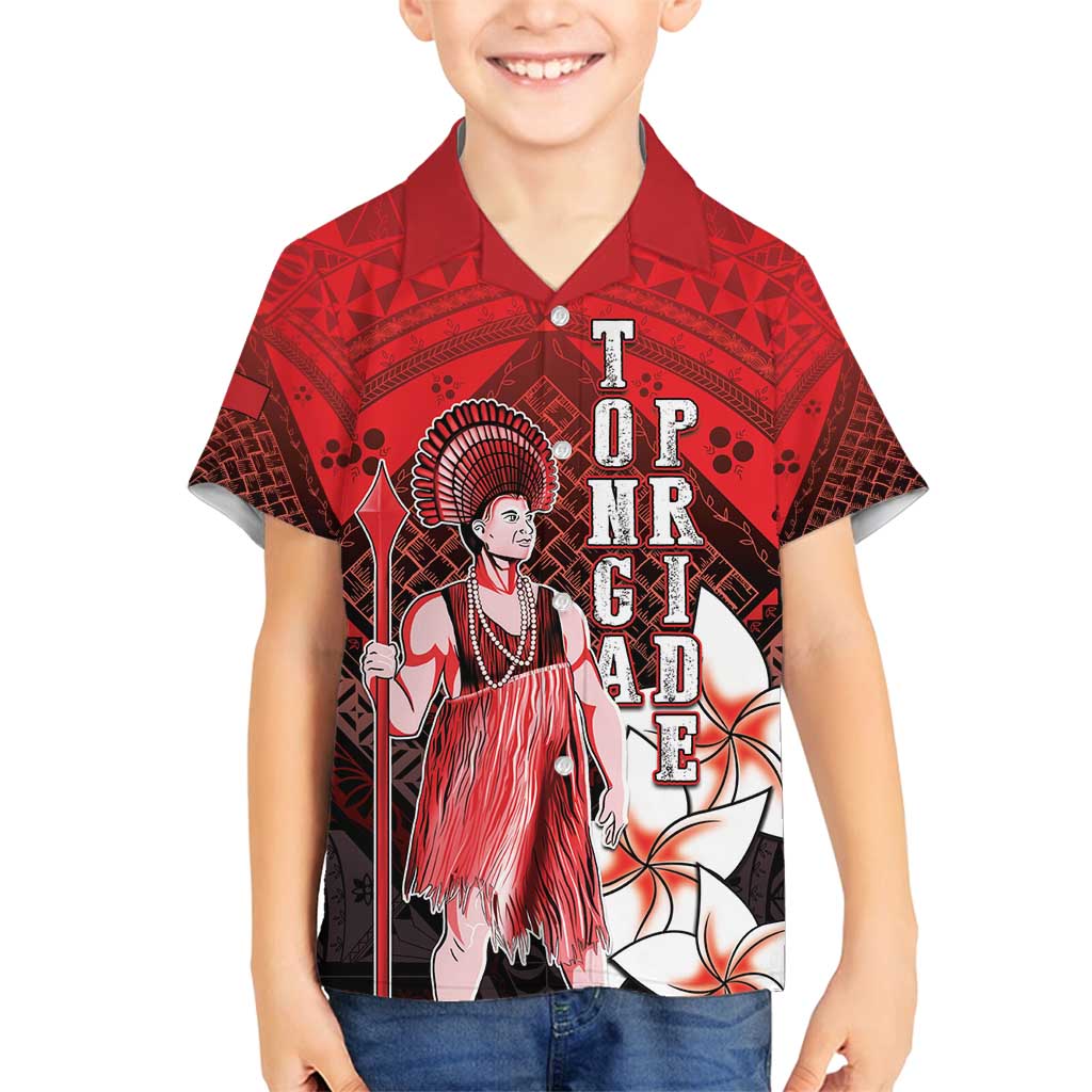 The First King Of Tonga Family Matching Long Sleeve Bodycon Dress and Hawaiian Shirt Tongan Pride