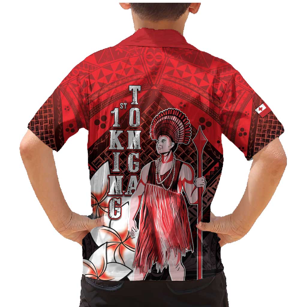 The First King Of Tonga Family Matching Mermaid Dress and Hawaiian Shirt Tongan Pride