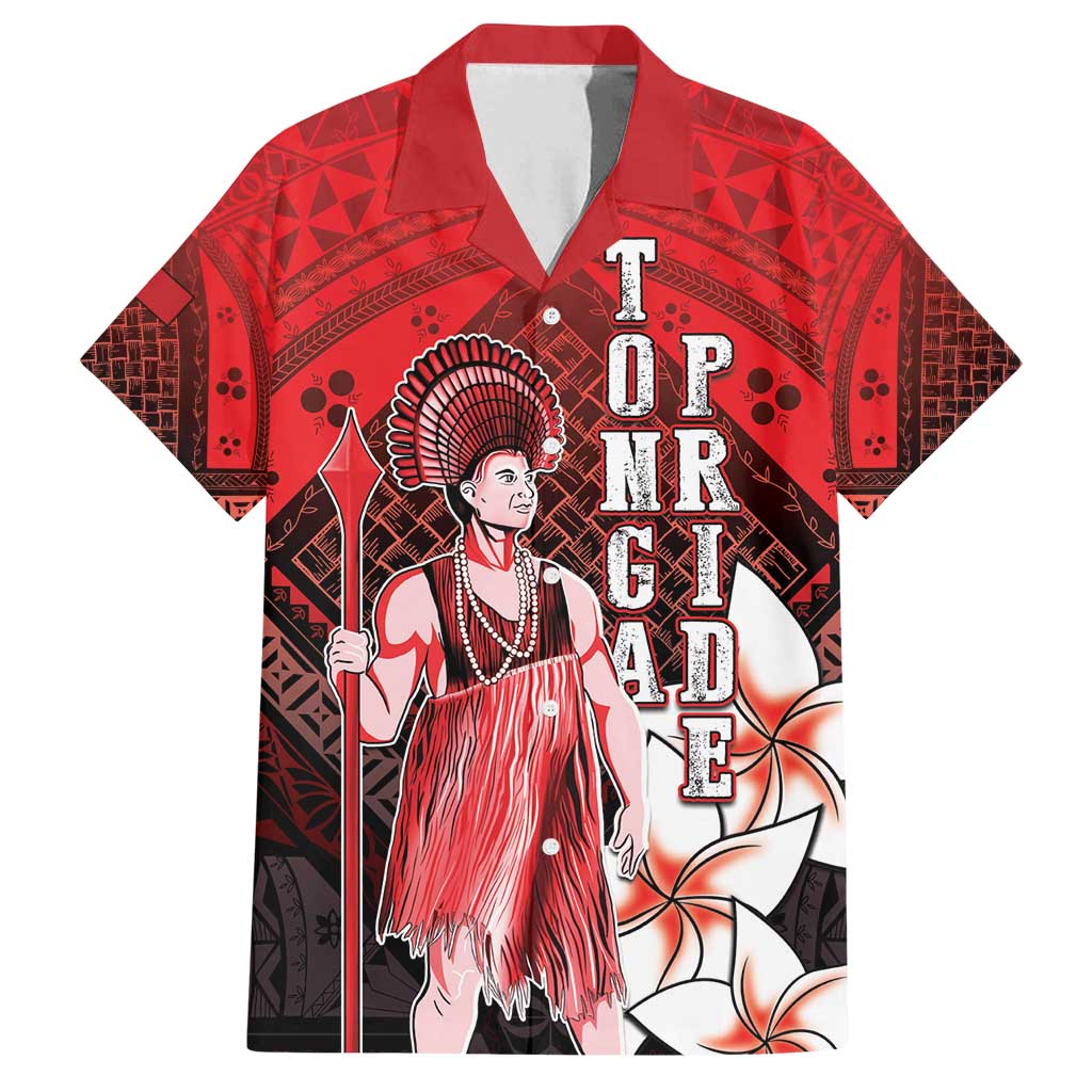 The First King Of Tonga Family Matching Tank Maxi Dress and Hawaiian Shirt Tongan Pride