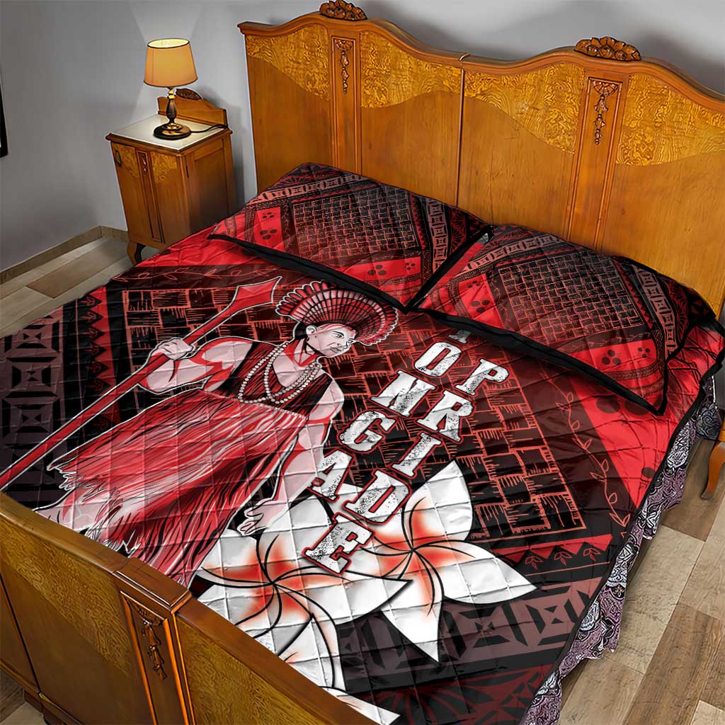 The First King Of Tonga Quilt Bed Set Tongan Pride LT05 - Polynesian Pride