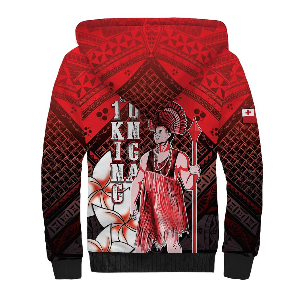 The First King Of Tonga Sherpa Hoodie Tongan Pride
