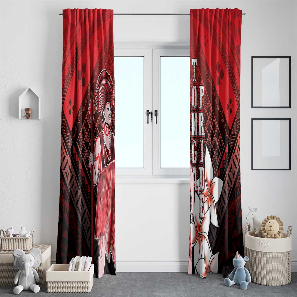 The First King Of Tonga Window Curtain Tongan Pride