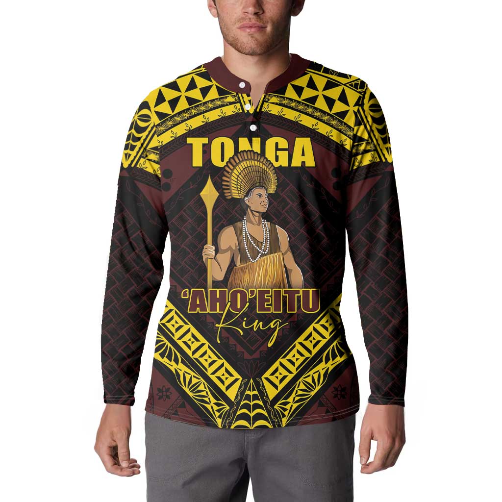 Tonga First King Button Sweatshirt Ahoeitu Know Your Roots