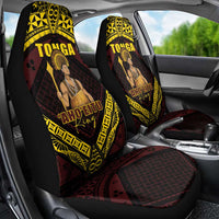 Tonga First King Car Seat Cover Ahoeitu Know Your Roots LT05 - Polynesian Pride