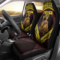 Tonga First King Car Seat Cover Ahoeitu Know Your Roots LT05 - Polynesian Pride