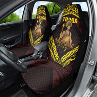 Tonga First King Car Seat Cover Ahoeitu Know Your Roots LT05 - Polynesian Pride