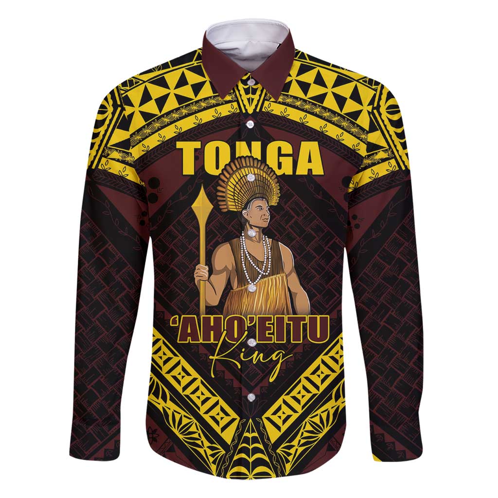 Tonga First King Family Matching Tank Maxi Dress and Hawaiian Shirt Ahoeitu Know Your Roots