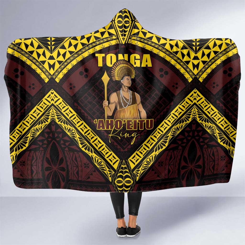 Tonga First King Hooded Blanket Ahoeitu Know Your Roots