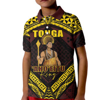 Tonga First King Kid Polo Shirt Ahoeitu Know Your Roots