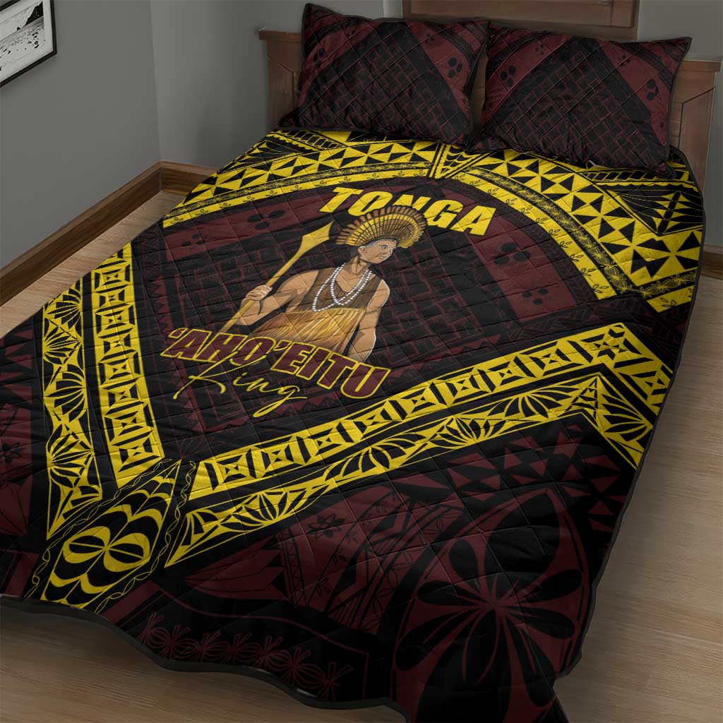 Tonga First King Quilt Bed Set Ahoeitu Know Your Roots LT05 - Polynesian Pride