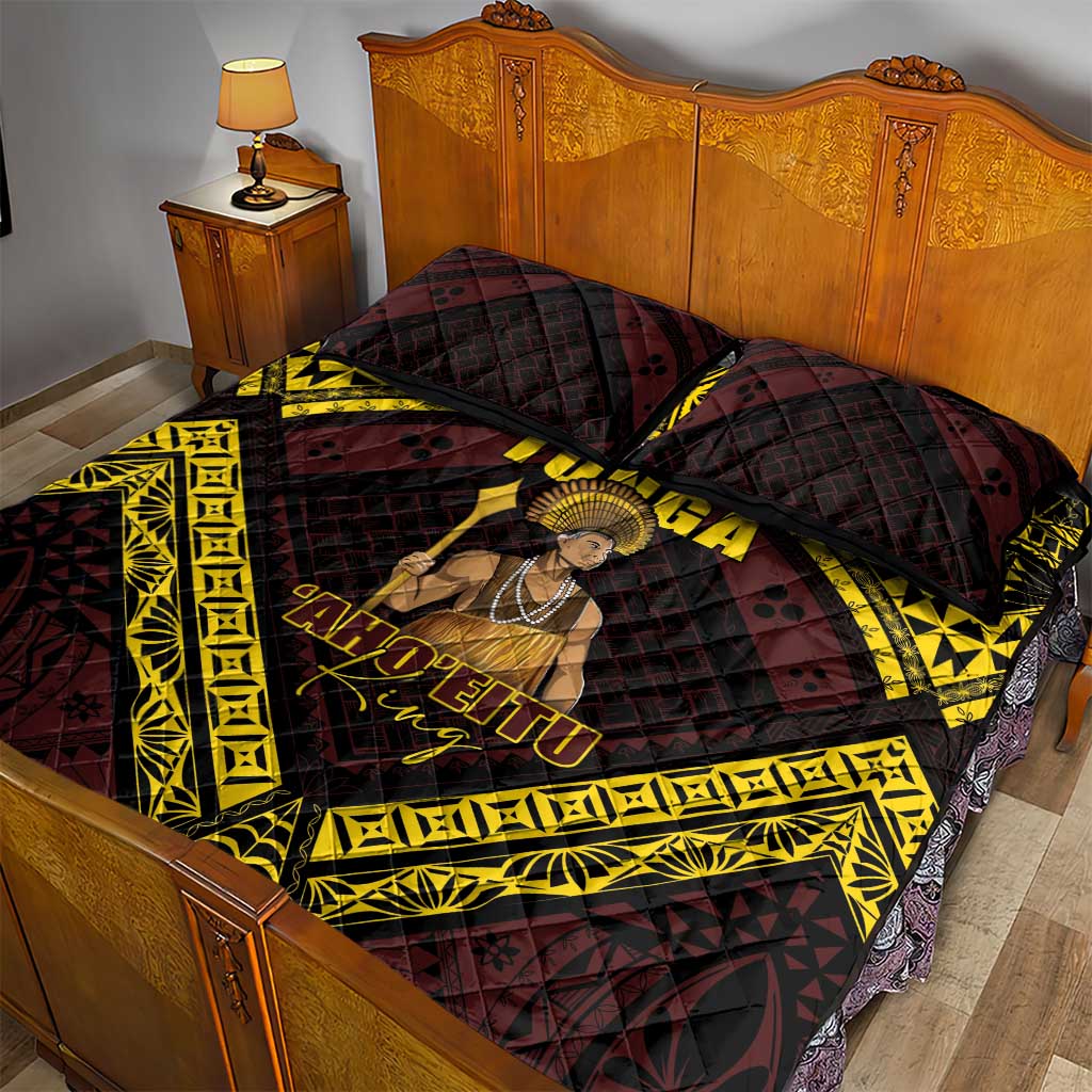 Tonga First King Quilt Bed Set Ahoeitu Know Your Roots LT05 - Polynesian Pride