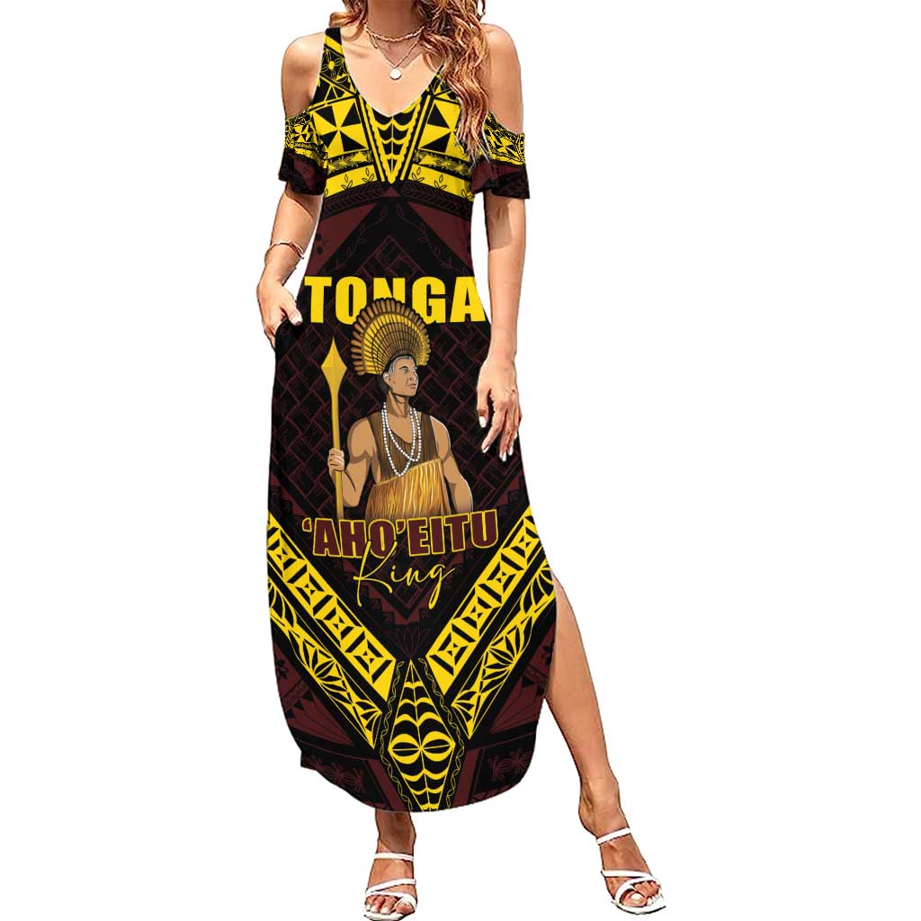 Tonga First King Summer Maxi Dress Ahoeitu Know Your Roots