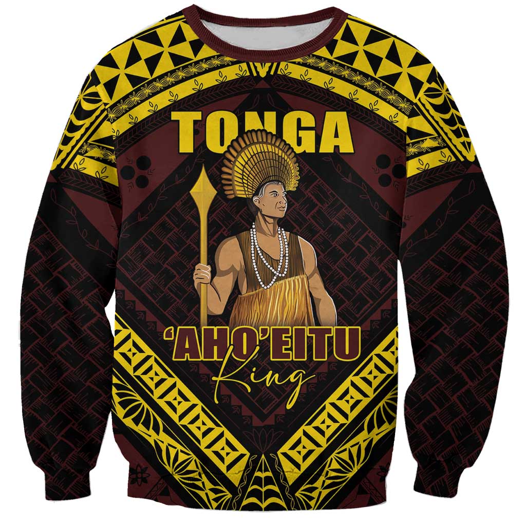 Tonga First King Sweatshirt Ahoeitu Know Your Roots