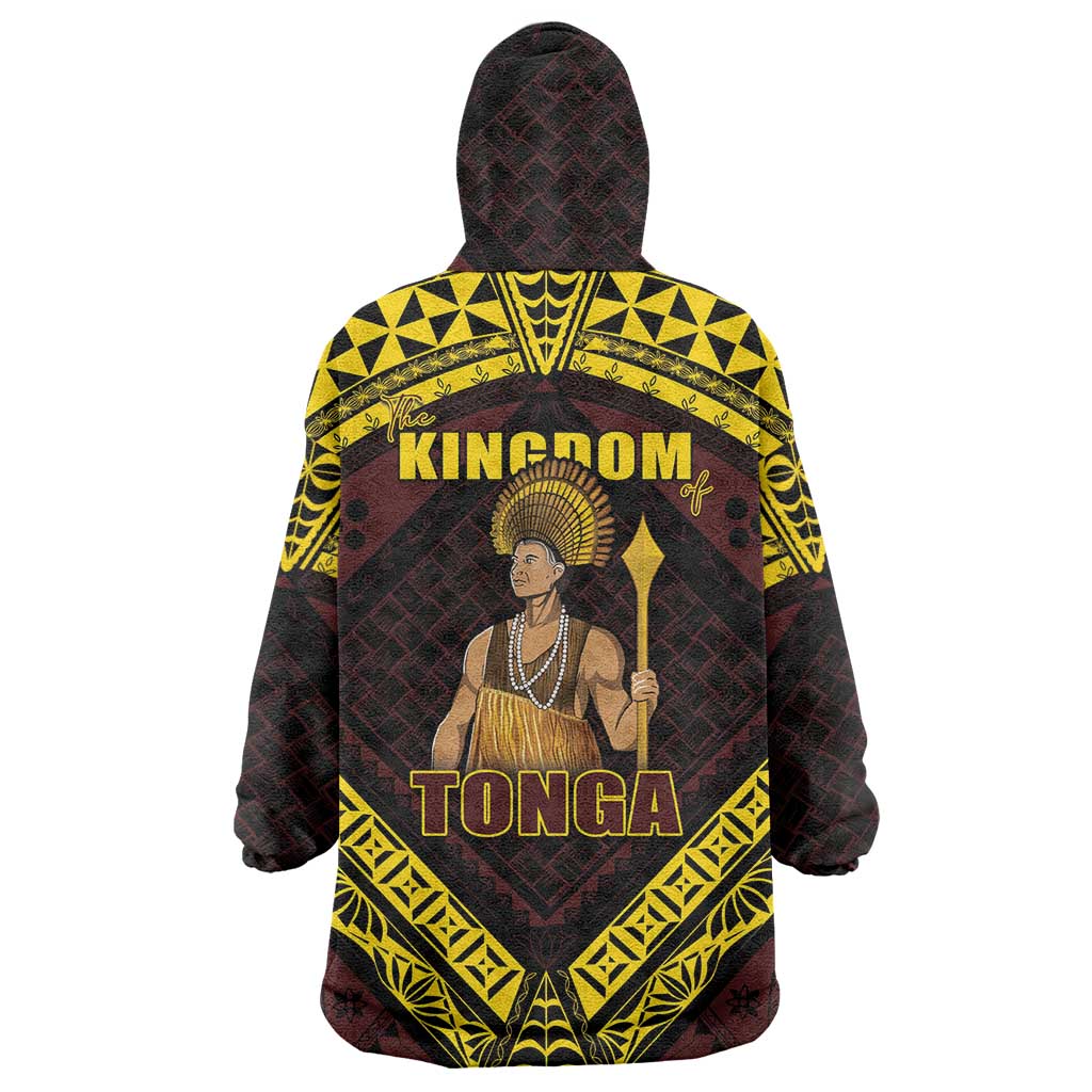 Tonga First King Wearable Blanket Hoodie Ahoeitu Know Your Roots LT05 - Polynesian Pride