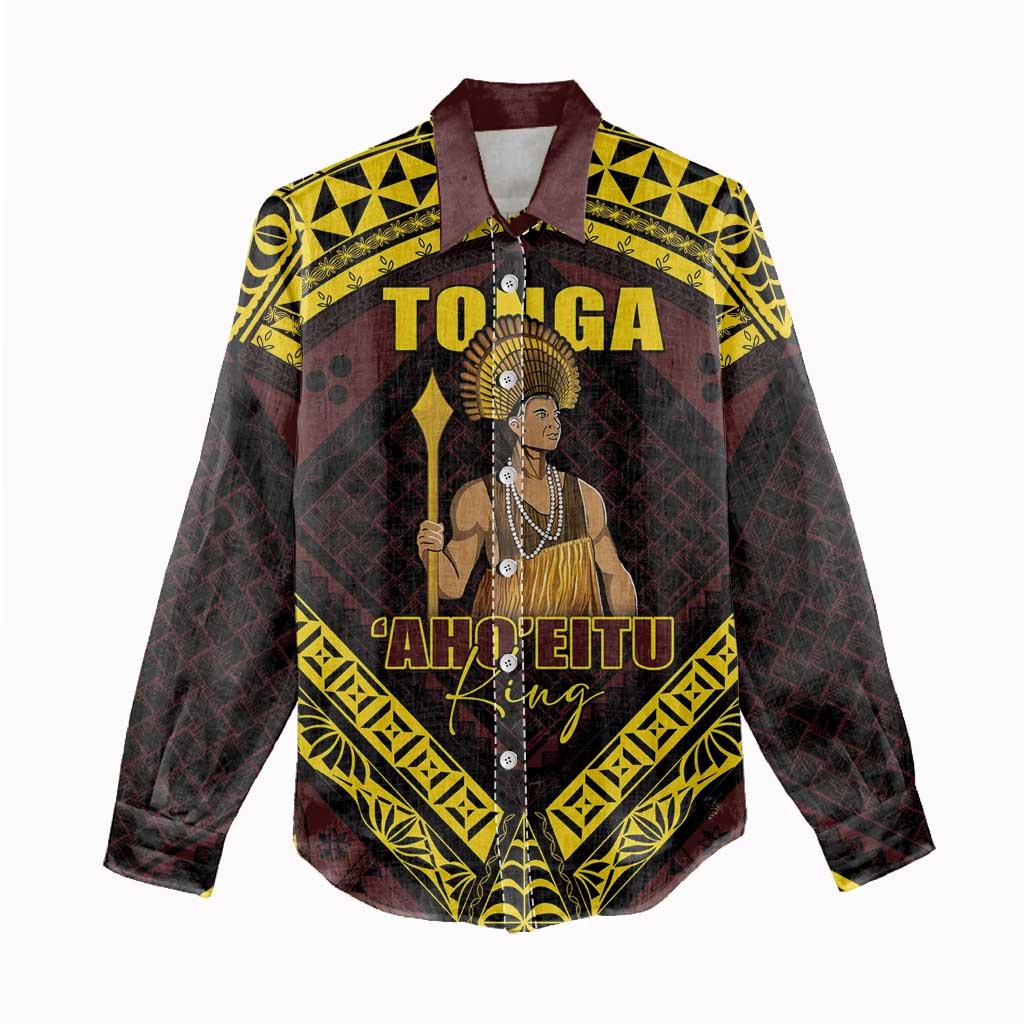 Tonga First King Women Casual Shirt Ahoeitu Know Your Roots LT05 - Polynesian Pride