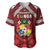 Tonga Emancipation Day Baseball Jersey Tongan Kupesi Pattern