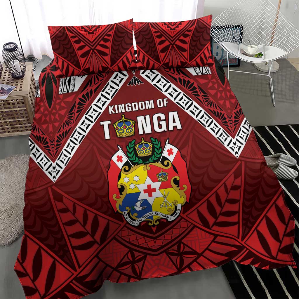 Tonga Emancipation Day Bedding Set Tongan Kupesi Pattern