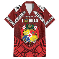 Tonga Emancipation Day Family Matching Off The Shoulder Long Sleeve Dress and Hawaiian Shirt Tongan Kupesi Pattern