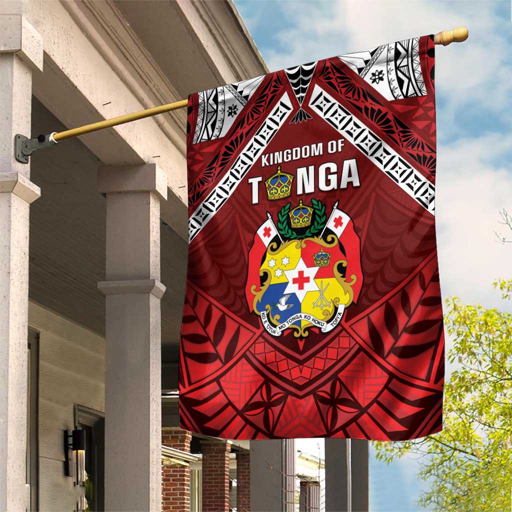 Tonga Emancipation Day Garden Flag Tongan Kupesi Pattern