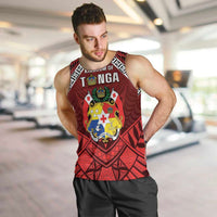 Tonga Emancipation Day Men Tank Top Tongan Kupesi Pattern