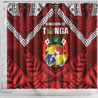 Tonga Emancipation Day Shower Curtain Tongan Kupesi Pattern