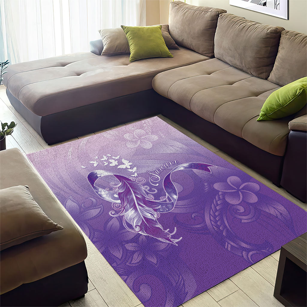 Lupus Awareness Month Area Rug Polynesian Style LT05 - Polynesian Pride