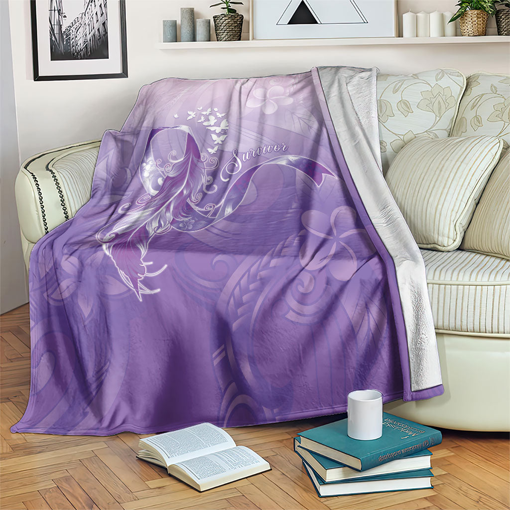 Lupus Awareness Month Blanket Polynesian Style