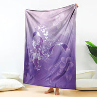 Lupus Awareness Month Blanket Polynesian Style