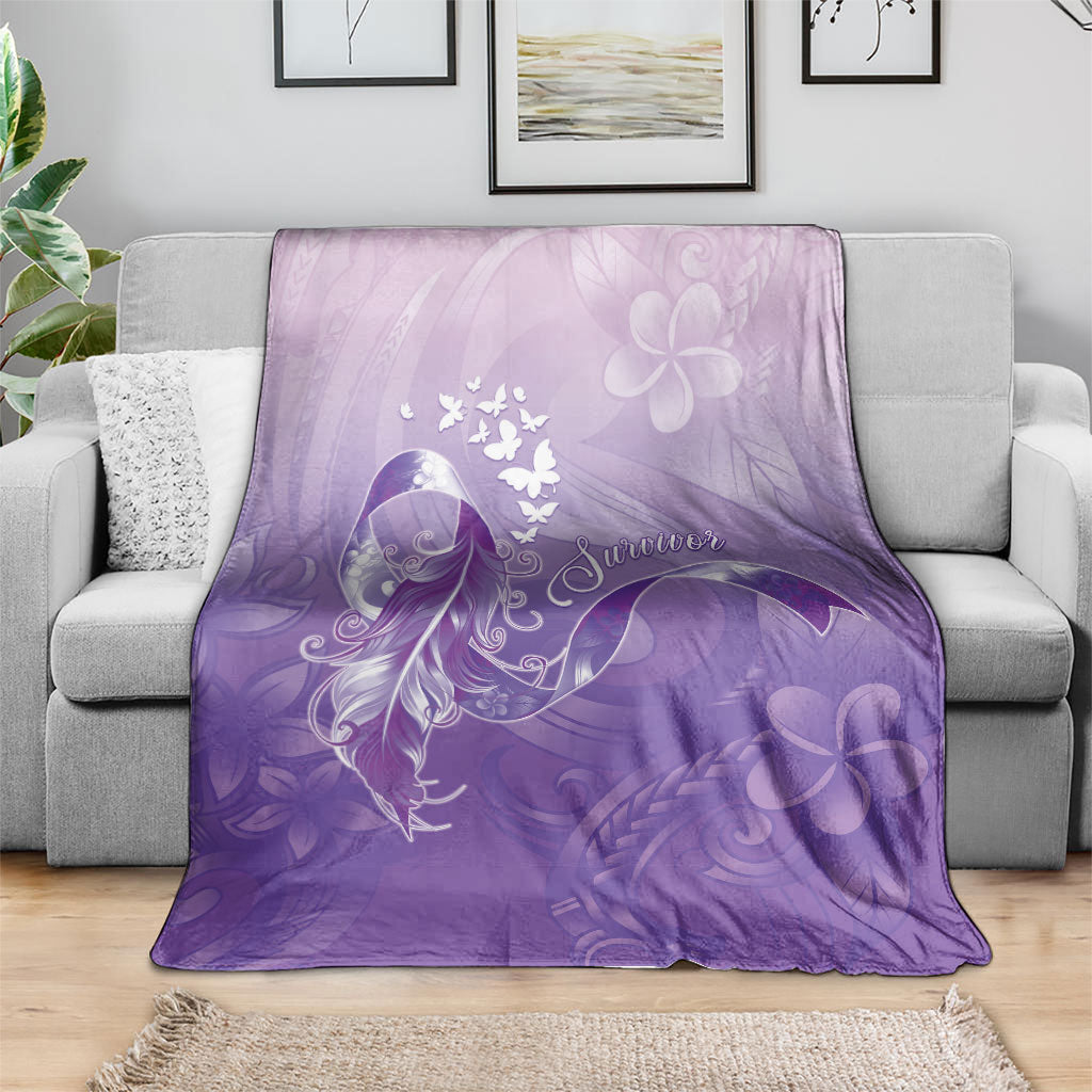 Lupus Awareness Month Blanket Polynesian Style