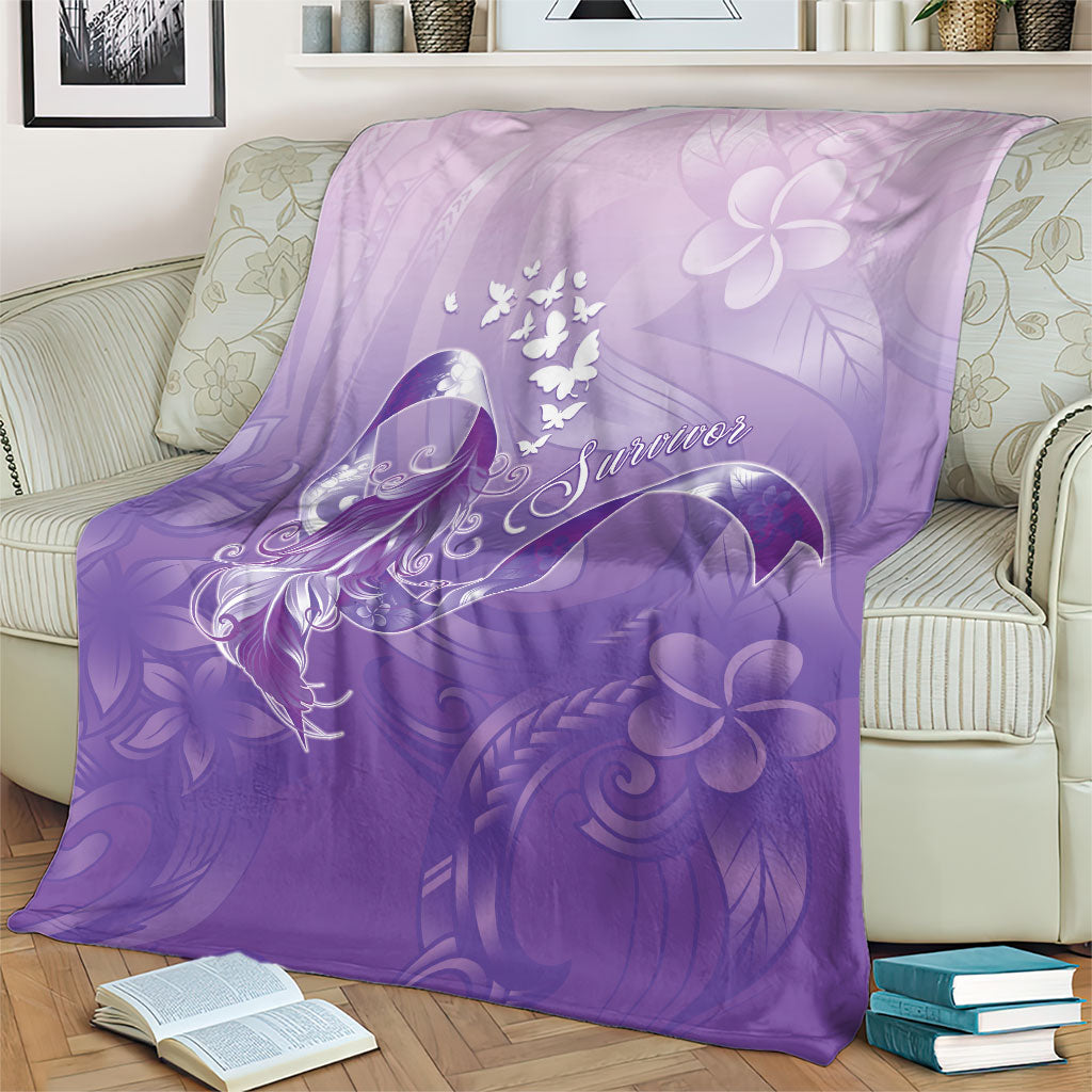 Lupus Awareness Month Blanket Polynesian Style