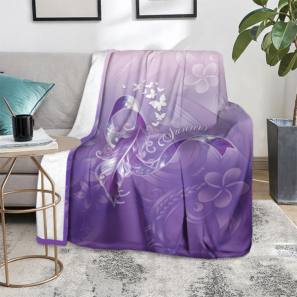 Lupus Awareness Month Blanket Polynesian Style