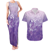 Lupus Awareness Month Couples Matching Tank Maxi Dress and Hawaiian Shirt Polynesian Style