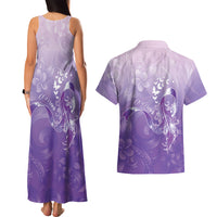 Lupus Awareness Month Couples Matching Tank Maxi Dress and Hawaiian Shirt Polynesian Style