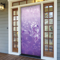 Lupus Awareness Month Door Cover Polynesian Style