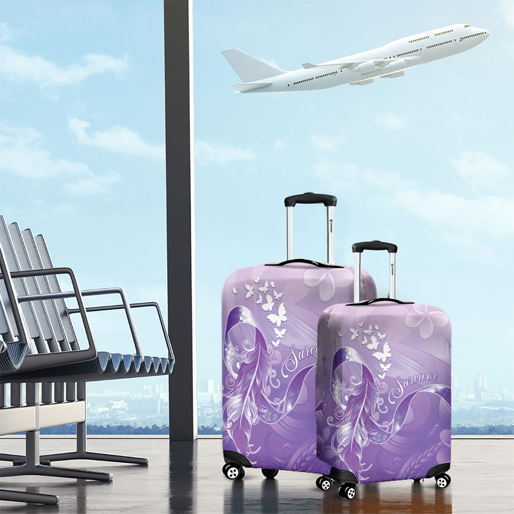 Lupus Awareness Month Luggage Cover Polynesian Style