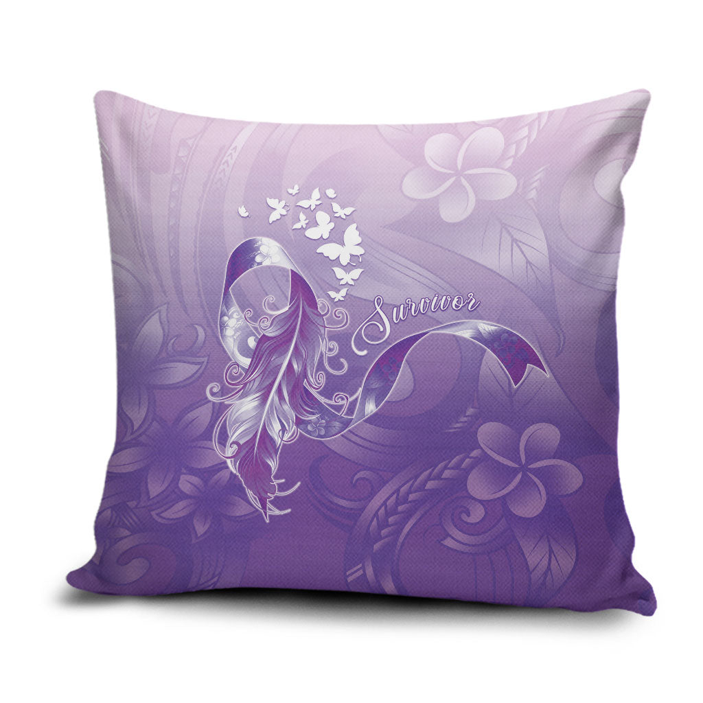 Lupus Awareness Month Pillow Cover Polynesian Style LT05 Lilac - Polynesian Pride