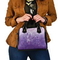 Lupus Awareness Month Shoulder Handbag Polynesian Style